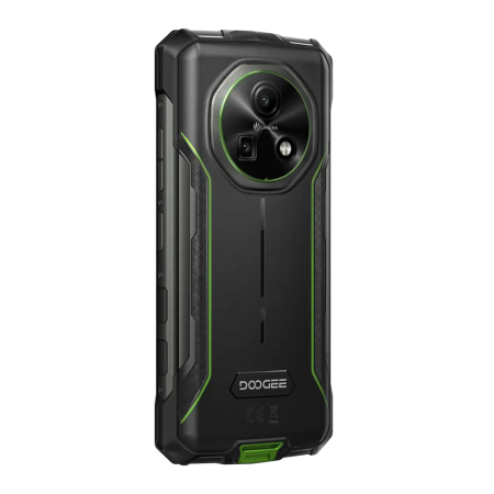 Doogee Fire 5 Pro Green Rugged Smartphone, 4G, 128GB, 20GB RAM (4GB+16GB), Android 15, 13000mAh Battery, 1200LM Camping Lights, 6.6" 90Hz Display, 13MP AI Camera, Dual Sim [4]