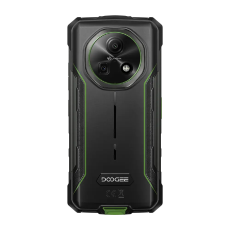 Doogee Fire 5 Pro Green Rugged Smartphone, 4G, 128GB, 20GB RAM (4GB+16GB), Android 15, 13000mAh Battery, 1200LM Camping Lights, 6.6" 90Hz Display, 13MP AI Camera, Dual Sim [2]