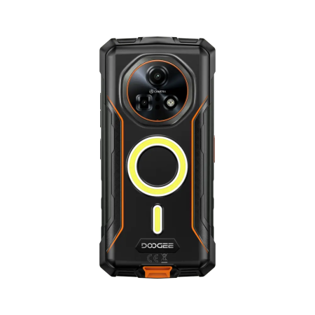 Mobile Phone Doogee Fire 7 Pro, Orange, 5G, Bluetooth Walkie Talkie, 6.6" FHD+ IPS 90Hz, 32GB RAM (8GB+24GB expandable), 256GB ROM, Android 15, Dimensity 6300, 13000mAh, AI Features, Dual SIM [1]