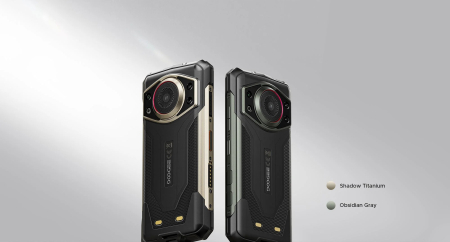 Doogee Fire 7 Ultra Mobiltelefon, Szürke, 5G, Dual Display 6.57"+1.32", AMOLED, Functii AI, 32GB RAM (12GB+20GB extensibili), 256GB ROM, 50MP, Android 15, Dimensity 7000, 15000mAh, Casti, Dual SIM [4]