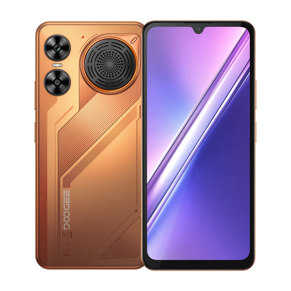 Telefoane Rezistente - Telefon Mobil Doogee M30, Portocaliu, 4G, 6.88" HD+ IPS 120Hz, 48GB RAM (6GB + 42GB extensibili), 256GB ROM, 64MP + 20MP, Android 16, Unisoc T7280 Octa-Core, NFC, 8000mAh, 33W, Difuzor 135dB, Dual SIM