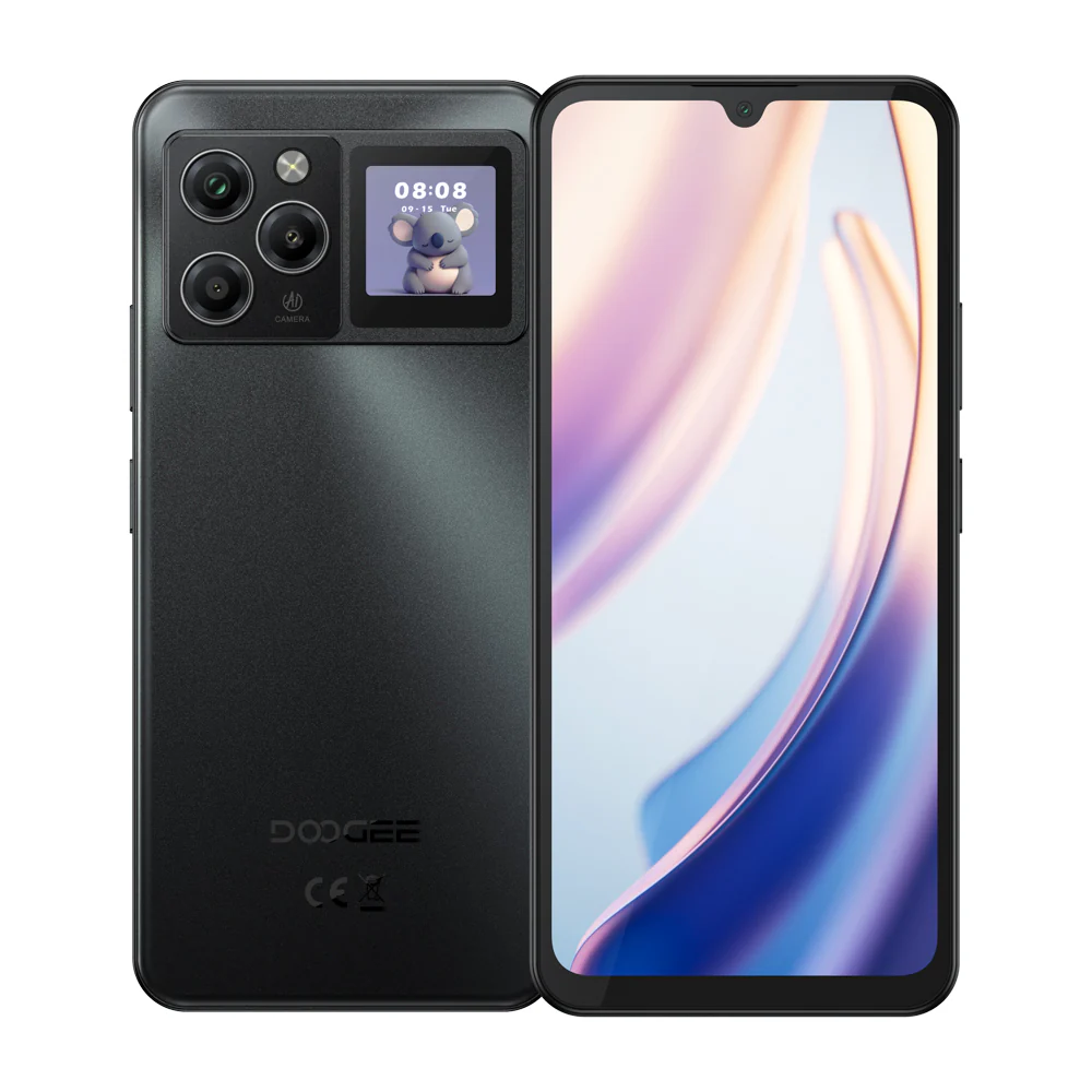 Telefoane Rezistente - Telefon Mobil DOOGEE M30 Pro Rugged, Negru, 4G, Ecran 6.88" 120Hz + Display secundar 1.3", 64GB RAM (8GB + 56GB extensibili), 256GB, Cameră 64MP, Baterie 8000mAh, Android 16, NFC, Dual SIM