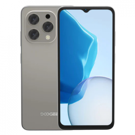 Telefon Mobil Doogee N55, Gri, 4G, 6.56'' HD+ 90Hz Display, Android 14, 9GB RAM (4GB + 5GB RAM extensibil), 128GB ROM, 13MP + 8MP, 5150mAh, Dual SIM