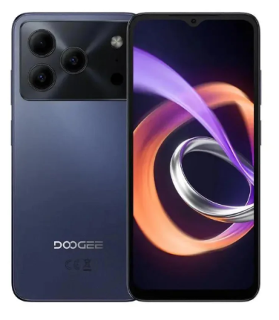 Telefoane (Smartphone) 5G - Telefon Mobil Doogee Note 56 Plus, Mov, 4G, 6.56" HD+ IPS 90Hz, 48GB RAM (6GB + 42GB Extensibili), 256GB ROM, 50MP, Android 16, Unisoc T7225, Gemini AI, NFC, 6150mAh, 18W, Dual SIM