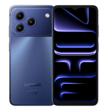 Doogee mobile phones - DOOGEE Note 57 Lite Mobile Phone, Blue, 4G LTE, 6.56" HD+ 90Hz, 12GB RAM (3GB + 9GB Expandable), 32GB ROM, SC9863A, 13MP Camera, 6150mAh, Android 16, Dual SIM