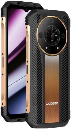 Telefon mobil Doogee S110 Gold, 4G, 6.58" FHD+, 22GB RAM (12GB + 10GB extensibili), 256GB ROM, Android 13, Helio G99, 10800mAh, 66W, NFC, OTG, Dual SIM [1]