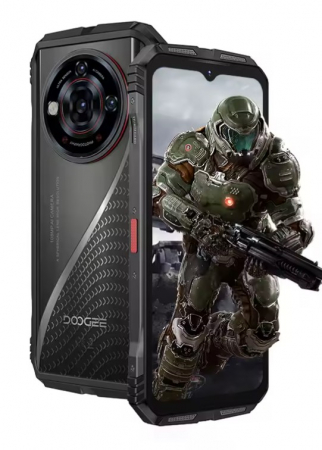 Telefoane - Telefon mobil Doogee S118 Pro, Argintiu, 5G, 6.6" FHD+ IPS 120Hz, 24GB RAM (8GB + 16GB extensibili), 512GB ROM, Android 14, Camera 108MP, Mediatek Dimensity 7050 Octa Core, 10800mAh, NFC, Dual SIM