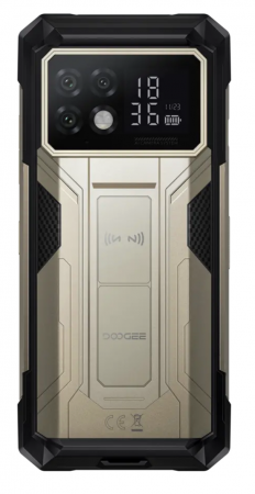 Mobile Phone Doogee S200 Max, Gold, 5G, 6.72" FHD+ IPS, 36GB RAM (16 GB + 20 GB Expandable), 512 GB, 108 MP, Android 15, Dimensity 7050, Secondary Rear Display, Night Vision, 22000mAh, 66 W, Dual SIM [3]