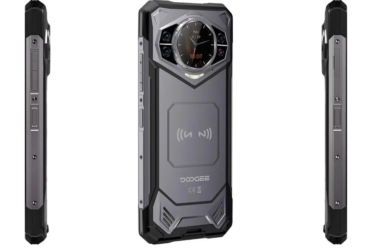 Telefon mobil Doogee S200X, Gri, 5G, Dual Display (6.72"+1.32") 2.4K AMOLED, Functii AI Foto, 32GB RAM (12GB + 20GB extensibili), 512GB ROM, 100MP, Android 14, Dimensity 7050, 10100mAh, Dual SIM [4]