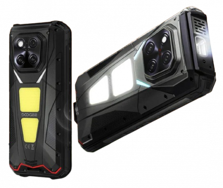 Mobile Phone Doogee V Max Play VIP, Rust, Video Projector, 5G, 6.78'' FHD+ 120Hz, 36GB RAM(16GB+20GB expandable), 512GB ROM, Android 15, 200MP+20MP Night Vision, 20500mAh, 45W, Dual SIM [3]