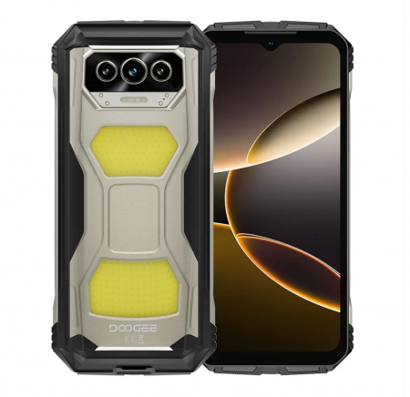 Phone - Mobile Phone Doogee V Max S, Gold, 5G, 6.58'' FHD+ 120Hz , 24GB RAM (8GB + 16GB expandable), 256GB ROM, Android 14, 108MP + 20MP Night Vision, 22000mAh, 33W, Dual SIM