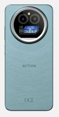 Telefon mobil F150 Action A5 Pro Albastru, 4G, 6.88" HD+, 8GB RAM (3GB + 5GB extensibil), 256GB ROM, Android 15 Go, Octa-Core, Face ID, Camera 16MP, 5100mAh, Dual SIM [2]