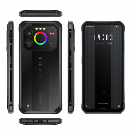 Telefon mobil F150 Air1 Ultra Plus Negru, 4G, 6.8" FHD+, Night Vision, 12GB RAM, 256GB ROM, Android 12, MTK G99, NFC, 7000mAh, Dual SIM [1]