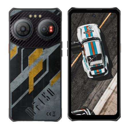 Telefon mobil F150 Air3 Doodle, Rugged ultra slim, 5G, Dynamic Island, 6.6"  HD+, 24GB RAM (12GB + 12GB extensibili), 512GB ROM, Camera 100MP, Night Vision 20MP, 30W [1]