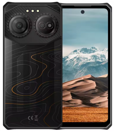 Telefoane - Telefon Mobil F150 Air3S Negru, 4G, 6.6" HD+ 90Hz, 16GB RAM (4GB + 12GB extensibili), 128GB ROM, 16 MP, 5500mAh, 18W, OTG, Rugged, Ultra Subtire, Dual SIM
