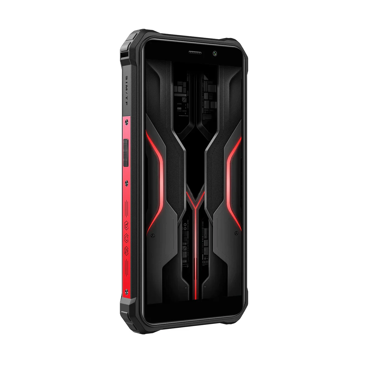 Telefon mobil FOSSiBOT F101P Negru cu rosu, 4G, 5.45" HD+ IPS, 7GB RAM (4GB+3GB extensibili), 64GB ROM, Android 13, 24MP AF+5MP+0.3MP, 10600mAh, 18W, NFC, Face ID, Dual SIM [3]