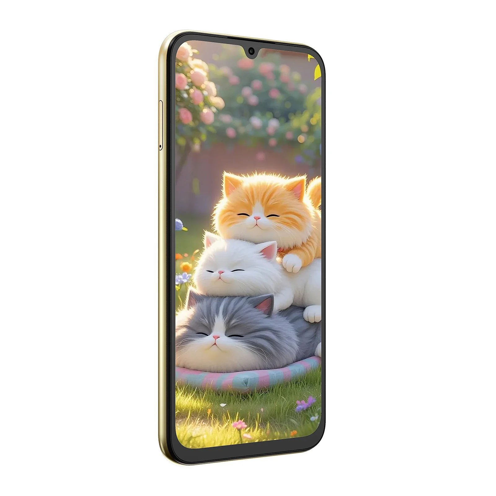 FOSSiBOT S7 PROMobile Phone, Gold, 4G LTE, NFC, 6.9” HD+ 120Hz, 1.85” Rear Display, 32GB RAM (8GB + 24GB Extended), 256GB ROM, Unisoc T615, 5000mAh 10W, Android 16, Dual SIM [3]