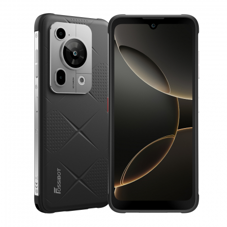 Telefon mobil FOSSiBOT F112 Pro 5G, Negru, 6.88” HD+ IPS, 24GB RAM(8GB+16GB extensibili), 256GB ROM, Android 14, Incarcare inversa, 50MP+16MP, 18W, Dual SIM Hybrid [1]