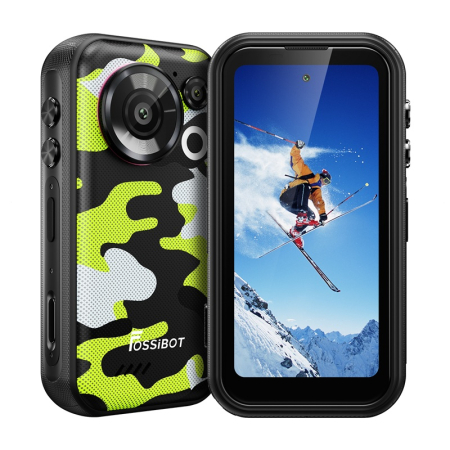 Mobile Phone FOSSiBOT F116 Pro Green, 5G, 4.05" 120Hz, 36GB RAM (12GB+24GB expandable) 256GB ROM, MediaTek Dimensity 7300, 48MP Ultra-Wide Camera, 3700mAh, 33W Charging, Dual SIM [0]