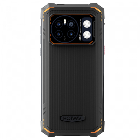 Telefon mobil HOTWAV Cyber 13, Orange, 4G, 6.6" FHD+, 16GB RAM(8GB + 8GB expandable), 128GB ROM, Android 14, Unisoc T606, 10800mAh, NFC, Face ID, Dual SIM [2]