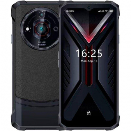 Telefoane - Telefon mobil HOTWAV T7 Pro, Black, 4G, 6.6" 2K FHD+, 12GB RAM(6GB+6GB extensibili), 256GB ROM, 64MP, Android 13, MT8788 Octa-Core, 6280mAh, NFC, Face ID, Dual SIM