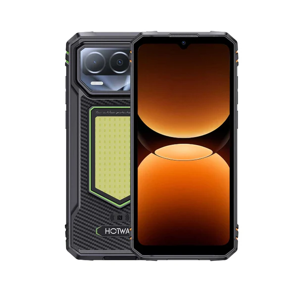 Mobiltelefon - HOTWAV T8 Okostelefon, Zöld, 4G, 6.74" 120Hz, 12GB RAM (4GB + 8GB bővíthető), 64GB, Unisoc T7250, 6200mAh, 20W Gyors Töltés, 270LM Camping Light, Android 16, NFC, Dual SIM