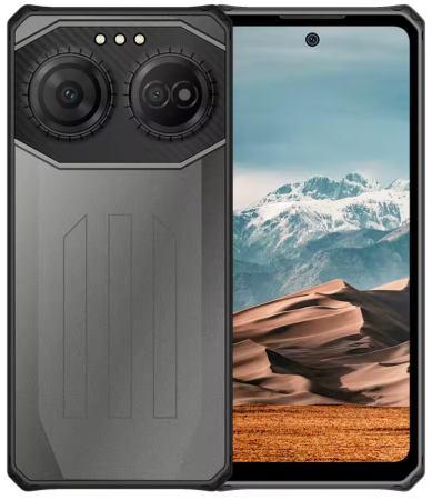 Telefoane - Telefon Mobil F150 Air3S Gri, 4G, 6.6" HD+ 90Hz, 16GB RAM (4GB + 12GB extensibili), 128GB ROM, 16 MP, 5500mAh, 18W, OTG, Rugged, Ultra Subtire, Dual SIM