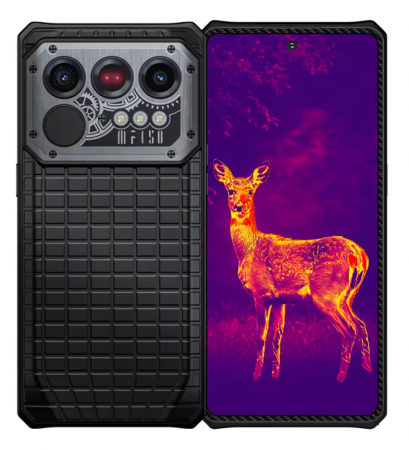 Telefoane Rezistente - Telefon mobil iiiF150 Raptor 5G, 6.78" AMOLED, 120Hz, Camera Termica, Viziune Nocturna, 32GB RAM (16GB+16GB Extensibili), 512GB ROM, Android 14 OS, Dimensity 7050, 50MP+32MP, 10000mAh, Dual SIM