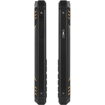 iSEN F1 mobiltelefon, Narancssárga, 4G, 2.4" LCD, 0.3MP hátlapi + 0.08MP előlapi, 48MB RAM, 128MB ROM, Mocor OS, Unisoc T107, IP68, QWERTY, Zseblámpa, 2500mAh, Dual SIM [3]