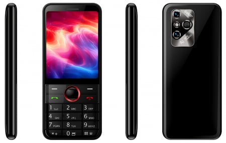 Mobiltelefon iSEN F95, Fekete,  4G, Dual SIM, 2.8'' TFT, 48MB RAM + T-Flash 32GB, 0.08 MP Kamera, 1000 mAhMobiltelefon iSEN F95, Fekete, Dual SIM, 2.8'' TFT, 48MB RAM + T-Flash 32GB, 0.08 MP Kamera, 1000 mAh [1]