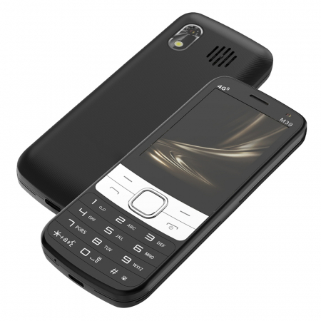 Telefon mobil iSEN M39, Negru, 4G, ecran tactil de 2.8", 2GB RAM, 16GB ROM, card TF, camera 2MP + 2MP, Android 12, baterie 2500mAh, Dual SIM [13]