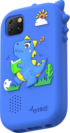 iSEN W5 Gyermek Mobiltelefon, Kék, 2.8" Érintőképernyő, 32GB ROM, Többfunkciós (Fotó, Videó, Játékok, Zene, Oktatás), 30W Pixeles Kamera, 600mAh, DC-5V, Szilikon Tok [1]