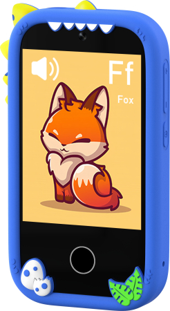 iSEN W5 Gyermek Mobiltelefon, Kék, 2.8" Érintőképernyő, 32GB ROM, Többfunkciós (Fotó, Videó, Játékok, Zene, Oktatás), 30W Pixeles Kamera, 600mAh, DC-5V, Szilikon Tok [11]