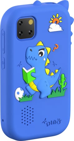 iSEN W5 Gyermek Mobiltelefon, Kék, 2.8" Érintőképernyő, 32GB ROM, Többfunkciós (Fotó, Videó, Játékok, Zene, Oktatás), 30W Pixeles Kamera, 600mAh, DC-5V, Szilikon Tok [3]