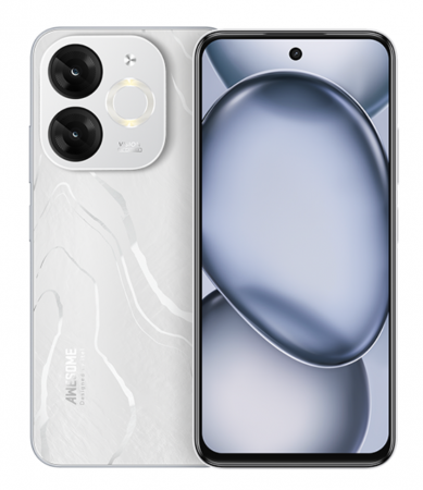 Telefoane - Telefon mobil iTEL A80, Alb, 4G, 6.7", 8GB RAM (4GB + 4GB extensibili), 128GB ROM, Android 14, Unisoc T603, 50MP + 8MP, 5000mAh, 10W, Dual SIM