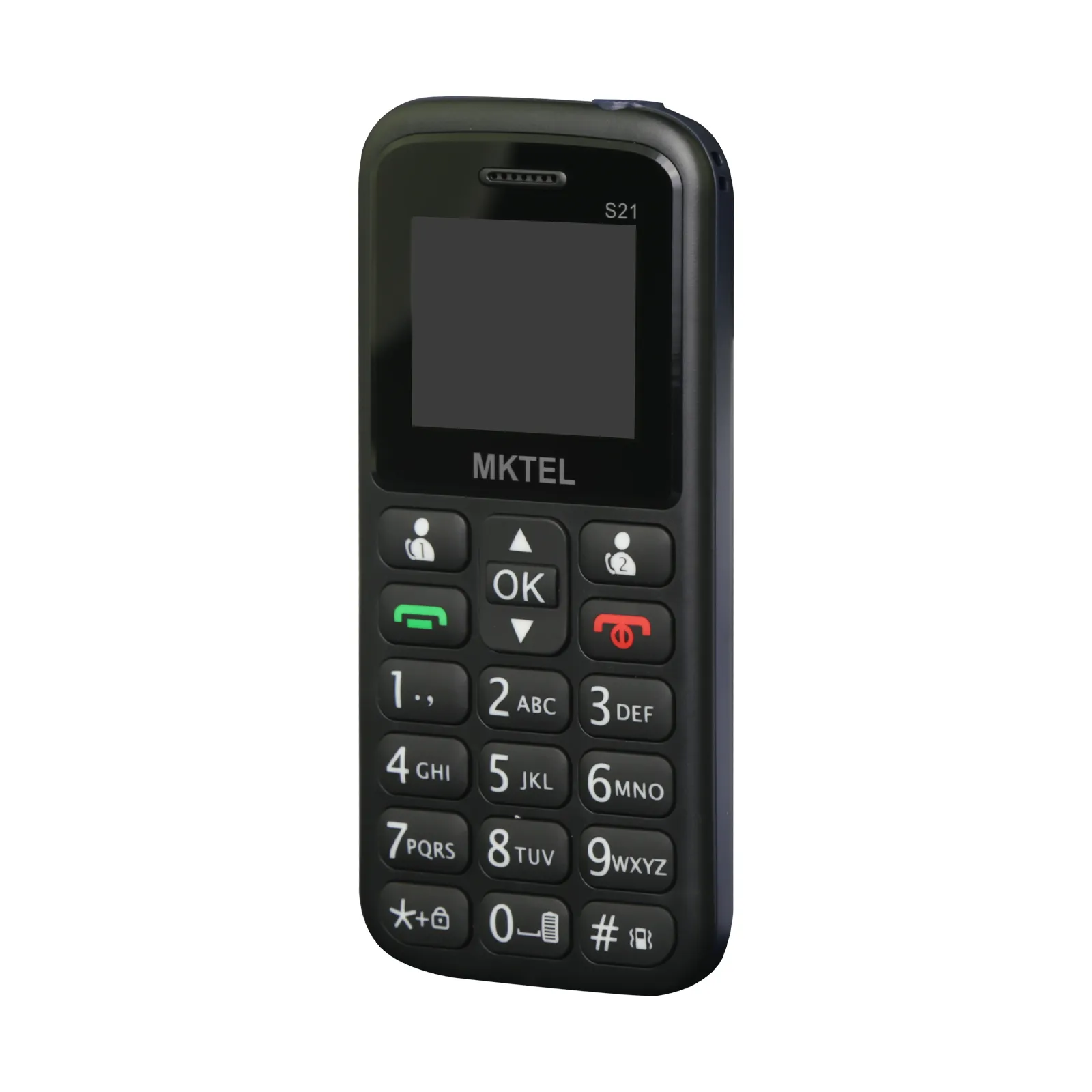Telefoane clasice - Telefon Mobil MKTEL S21, Negru, 2G, 1.77'' QQVGA, Dual SIM, 32MB RAM, 0.08MP, 800mAh