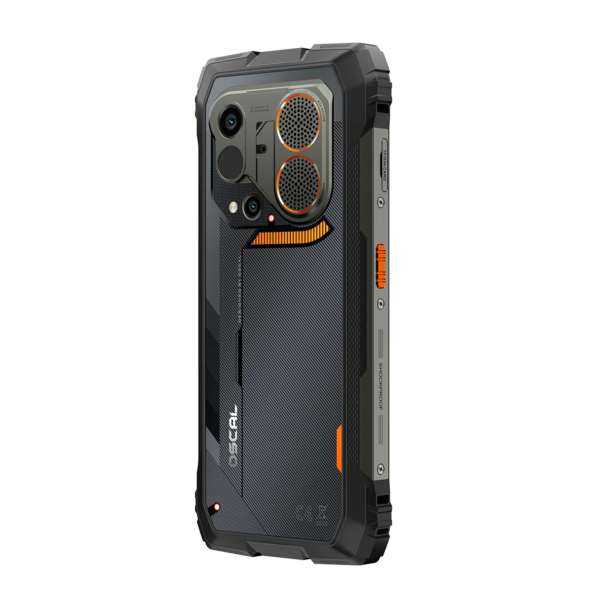 OSCAL PILOT 6 Mobile Phone, Black, 4G LTE, Thermal Camera 160×120, 6.78" FHD+ 120Hz Display, 48GB RAM (12GB + 36GB Expandable), 256GB ROM, 108MP Camera, 10000mAh Battery, NFC, Dual SIM [2]