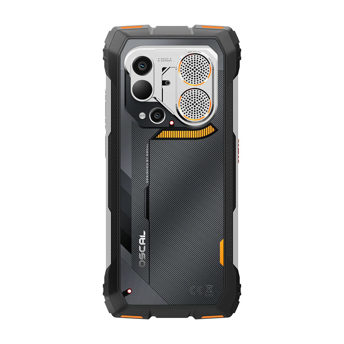 OSCAL PILOT 6 Mobile Phone, Orange, 4G LTE, Thermal Camera 160×120, 6.78" FHD+ 120Hz Display, 48GB RAM (12GB + 36GB Expandable), 256GB ROM, 108MP Camera, 10000mAh Battery, NFC, Dual SIM [1]