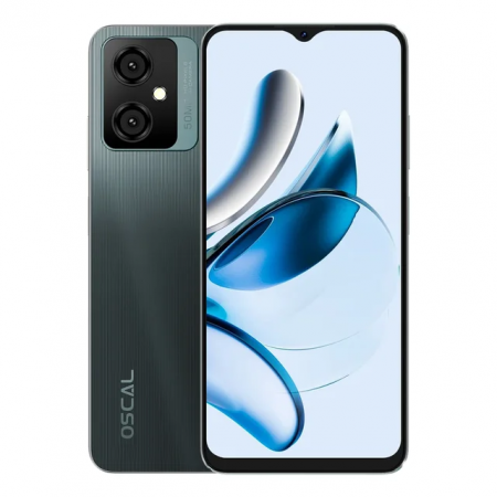 Telefon mobil Oscal TIGER 10 Grey, 4G, 6.56" HD+, 16GB RAM (8GB + 8GB extensibili), 256GB ROM, 50MP, Android 13, Unisoc T606, 5180mAh, Dual SIM [1]