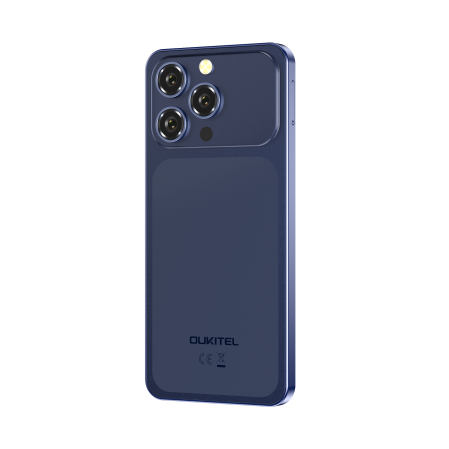Oukitel C17 Okostelefon, Kék, 4G, 6.52" HD Kijelző, 16GB RAM (4GB + 12GB bővíthető), 128GB, 13MP Kamera, 5000mAh Akkumulátor, Android 16, Dual SIM [5]