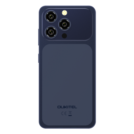 Telefon Mobil Oukitel C17, Albastru, 4G, Ecran 6.52" HD,16GB RAM (4GB + 12GB extensibili), 64GB, Cameră 13MP, Baterie 5000mAh, Android 16, Dual SIM [1]