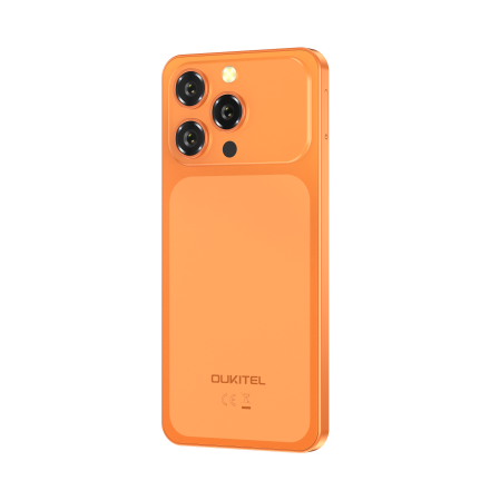Telefon Mobil Oukitel C17, Portocaliu, 4G, Ecran 6.52" HD,16GB RAM (4GB + 12GB extensibili), 64GB, Cameră 13MP, Baterie 5000mAh, Android 16, Dual SIM [6]