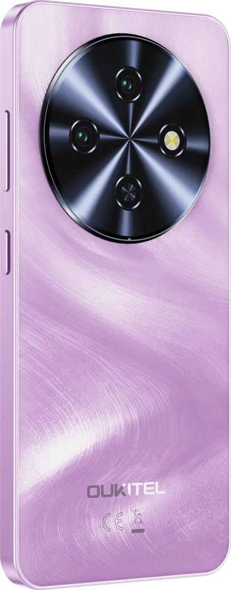 Oukitel C5 Mobiltelefon, Rózsaszín, 4G LTE, 6.6" HD+ Kijelző, 16GB RAM (4GB + 12GB Bővíthető), 64GB, 13MP Kamera, Android 14, Dual SIM [1]