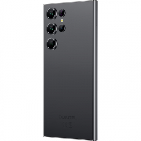 Mobile Phone Oukitel C61, Black, 4G, 6.88" HD+ In‑Cell IPS, 16GB RAM (4GB+12GB Extended), 128GB ROM, 13MP, Android 15, Unisoc Tiger T606, NFC, OTG, 5150mAh, 10W, Dual SIM [3]