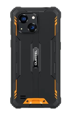 Telefon Mobil Oukitel G2, Portocaliu, 4G, 6.0" HD IPS LCD, Android 14, 16GB RAM (4GB +12GB expensibili), 64GB ROM, 13MP, T606 Octa-core, NFC, Radio, IP68/IP69K, 6300mAh, 10W, Dual SIM [1]