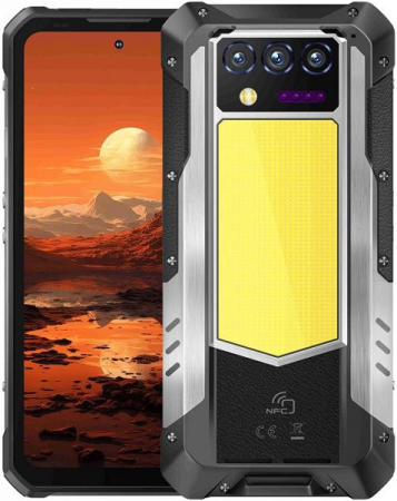 Phone - Mobile Phone Oukitel WP100, Black, 5G, 6.8" IPS LCD, Refurbished, Laser Rangefinder, 36GB RAM(12GB+24GB expandable), 512GB ROM, 200MP, Night Vision, Dimensity 7300, Android 14, 33000mAh, 66W, Dual SIM