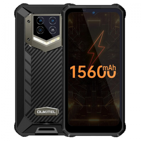 Phone Manufacturers - Telefon mobil Oukitel WP15S Negru, Dual 4G, IPS 6.52", 4GB RAM, 64GB, Android 11, Dimensity 700 OctaCore, NFC, IP68, 15600mAh, Dual SIM