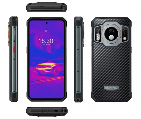 Mobiltelefon Oukitel WP21 Ultra, 4G, 6,78" FHD+, 12GB RAM, 256GB ROM, Android 12, Mediatek Helio G99, NFC, 9800mAh, Hőkamerás, Dual SIM [3]