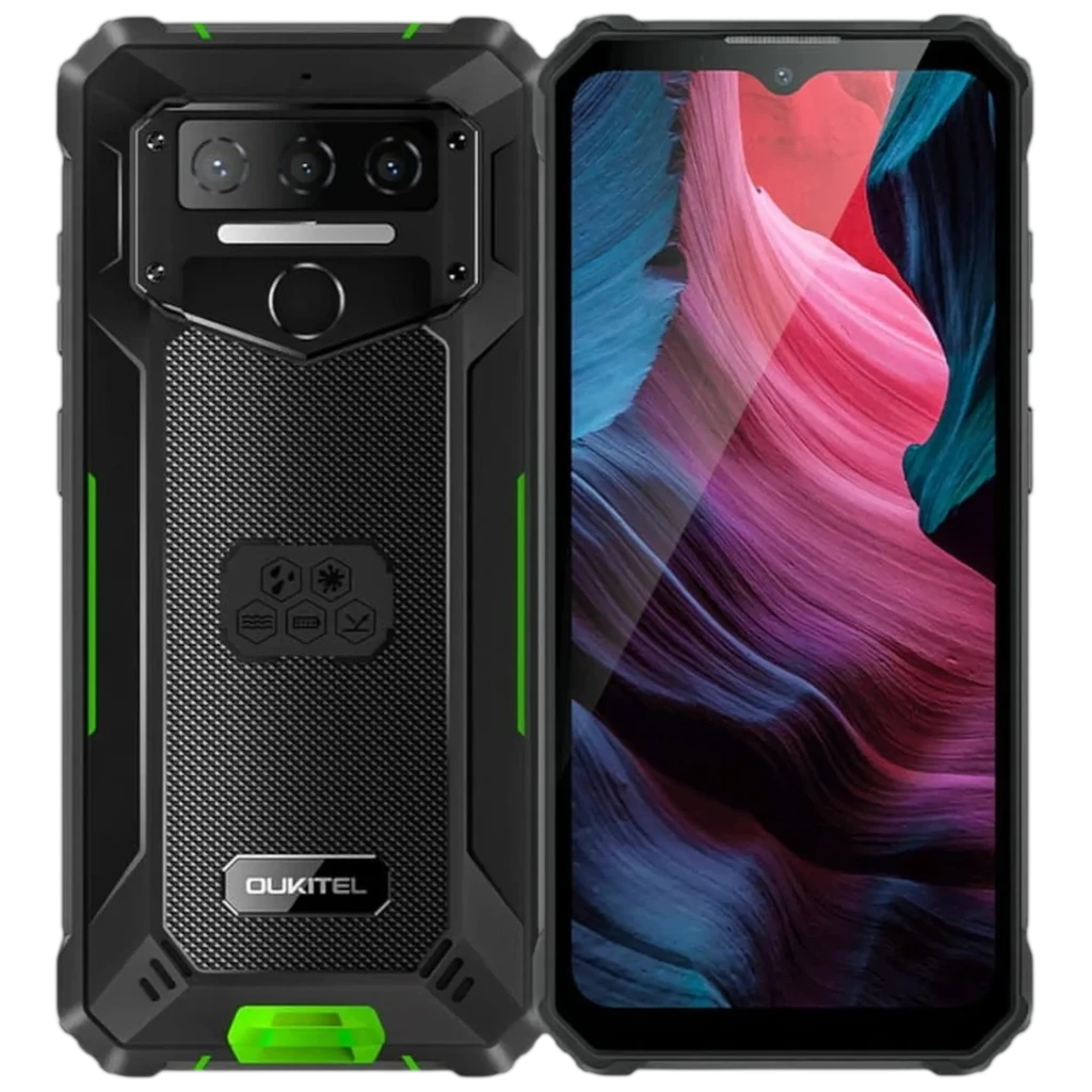 Noutati - Telefon Mobil Oukitel WP23S, Verde, 4G LTE, 6.52", 16GB RAM (4GB + 12GB extensibili), 64GB, Unisoc T606, Cameră 13MP + 2MP, 10600mAh, NFC, Android 15, Dual SIM