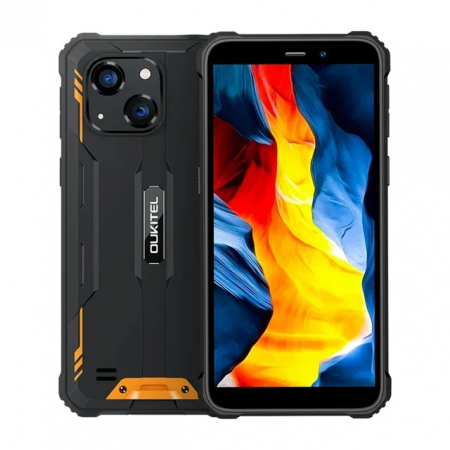 Mobile Phone Oukitel WP32 Orange, 4G, 5.93" HD+, 16GB RAM (4GB + 12GB expandable), 128GB ROM, 20MP+ 5MP, Android 14, Unisoc UMS9230, NFC, 6300mAh, Dual SIM [1]